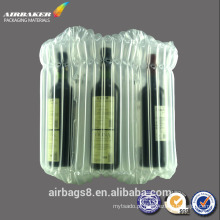 Air-bag saco de plástico da embalagem da bolha para o saco vermelho vinho protetor coluna